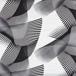 Crepe Diagonal Blanca Negra - Ribes y Casals