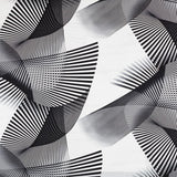 Crepe Diagonal Blanca Negra - Ribes y Casals