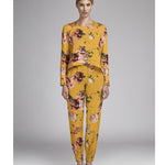 Crepe Estampada Exotic Ocre - Ribes y Casals