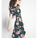 Crepe Estampada Exotic Verde - Ribes y Casals