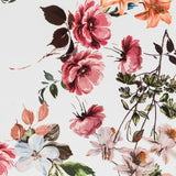 Crepe Estampada Floral Blanca - Ribes y Casals