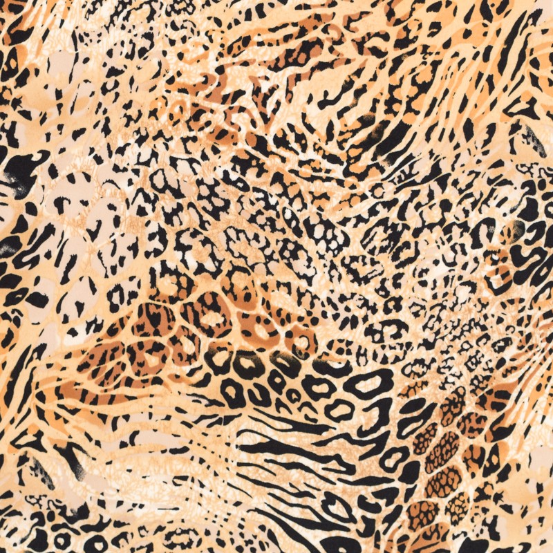 Crepe Estampado Animal Print - Ribes y Casals