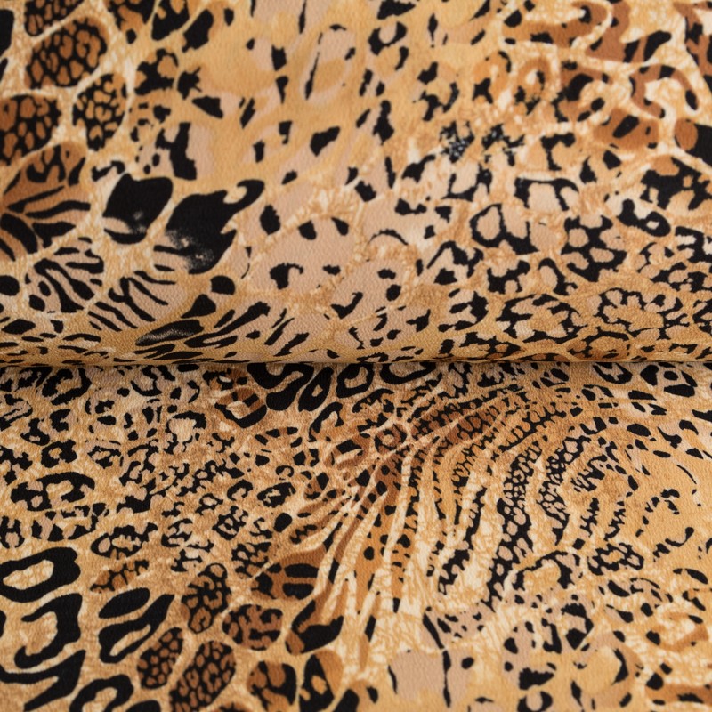 Crepe Estampado Animal Print - Ribes y Casals