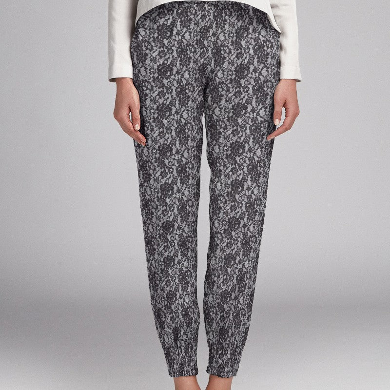 Crepe Fina Encaje Negra - Ribes y Casals