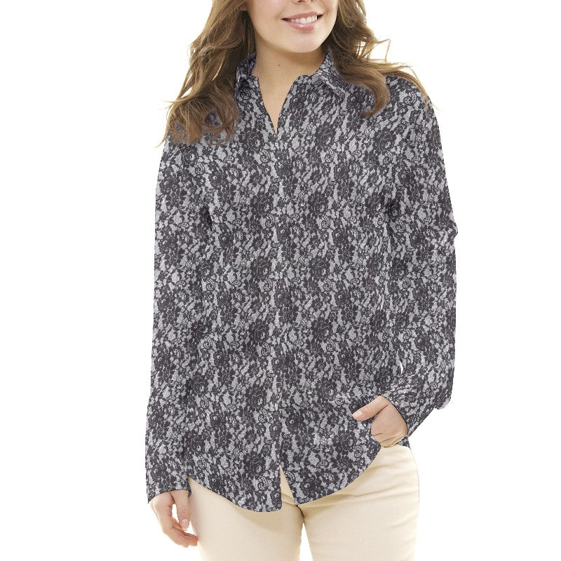 Crepe Fina Encaje Negra - Ribes y Casals