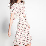 Crepe Flamencos Crema - Ribes y Casals