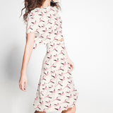 Crepe Flamencos Crema - Ribes y Casals