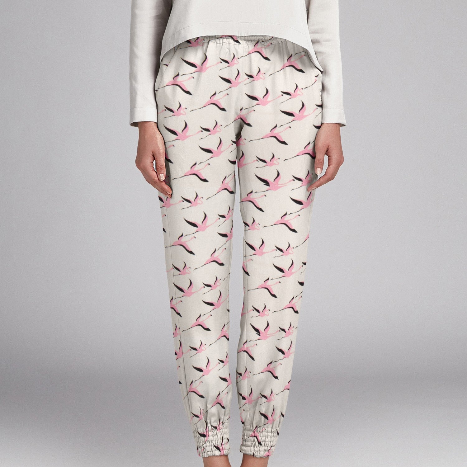 Crepe Flamencos Crema - Ribes y Casals