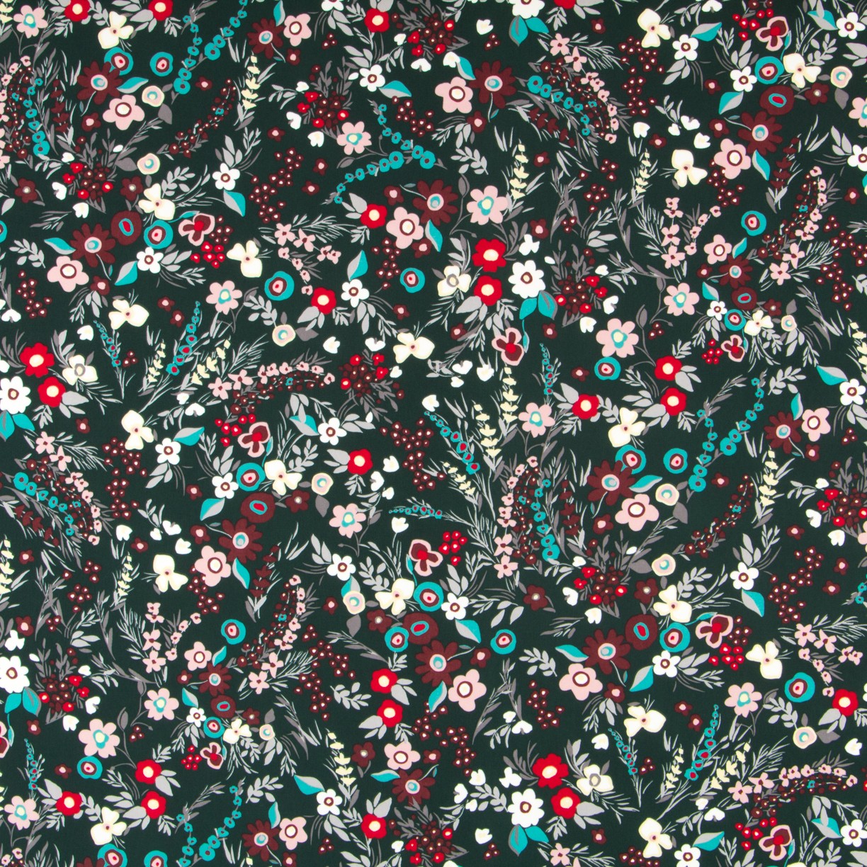 Crepe Flor Verde Bosque - Ribes y Casals