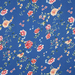 Crepe Floral Azulón - Ribes y Casals