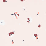 Crepe Floral Fondo Rosa - Ribes y Casals