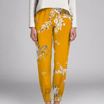 Crepe Floral Ocre - Ribes y Casals