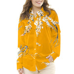 Crepe Floral Ocre - Ribes y Casals