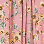Crepe Floral Rosa - Ribes y Casals