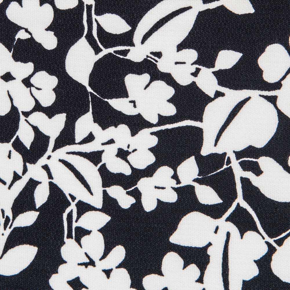 Crepe Floral Trazos Blanca - Ribes y Casals