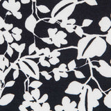 Crepe Floral Trazos Blanca - Ribes y Casals