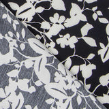 Crepe Floral Trazos Blanca - Ribes y Casals