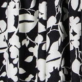 Crepe Floral Trazos Blanca - Ribes y Casals