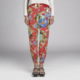 Crepe Florales Coral - Ribes y Casals