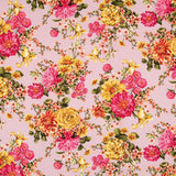 Crepe Florales Rosa - Ribes y Casals