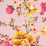 Crepe Florales Rosa - Ribes y Casals