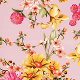 Crepe Florales Rosa - Ribes y Casals