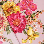 Crepe Florales Rosa - Ribes y Casals