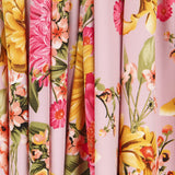 Crepe Florales Rosa - Ribes y Casals