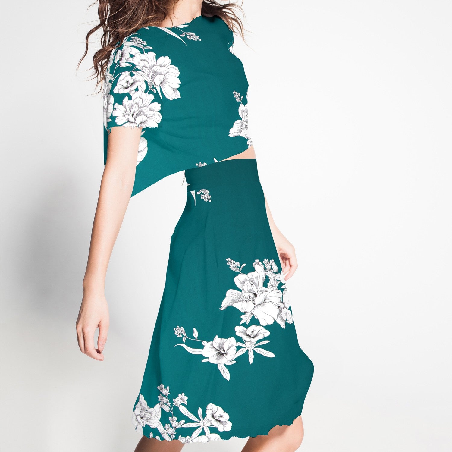 Crepe Flores Blanca - Ribes y Casals