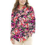 Crepe Flores Explosión Roja - Ribes y Casals