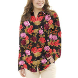 Crepe Flores Flamenca Negra - Ribes y Casals