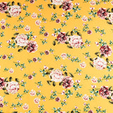 Crepe Flores Vintage Amarillo - Ribes y Casals