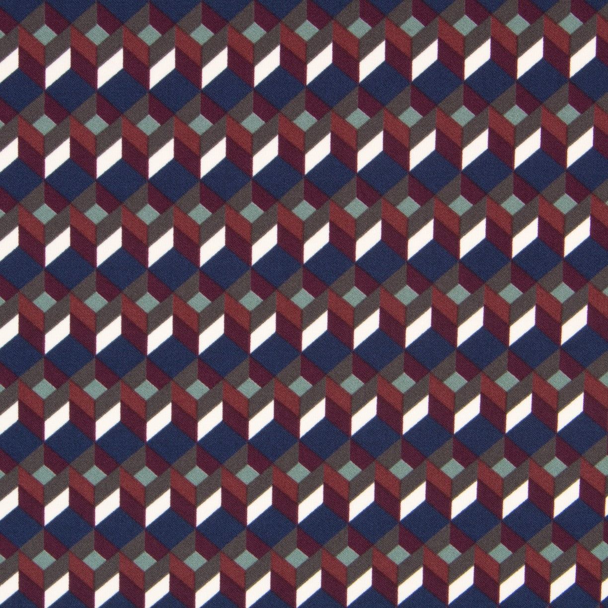 Crepe Geométrico Verde - Ribes y Casals