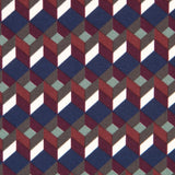 Crepe Geométrico Verde - Ribes y Casals