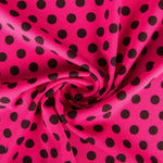 Crepe Gruesa Lunares Fuscia - Ribes y Casals