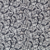 Crepe Hojas Blanca Negra - Ribes y Casals