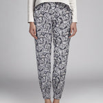 Crepe Hojas Blanca Negra - Ribes y Casals