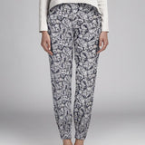 Crepe Hojas Blanca Negra - Ribes y Casals