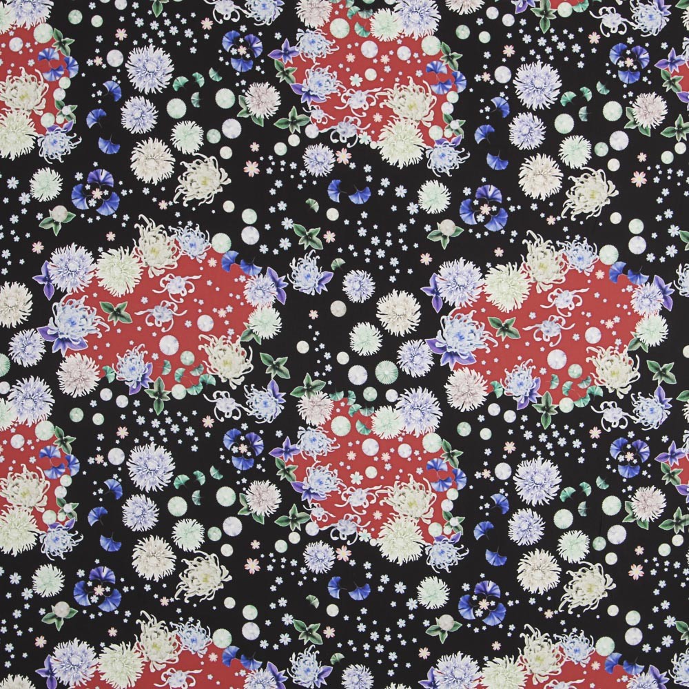 Crepe Kimono Negra - Ribes y Casals