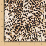 Crepe Leopardo Beige - Ribes y Casals