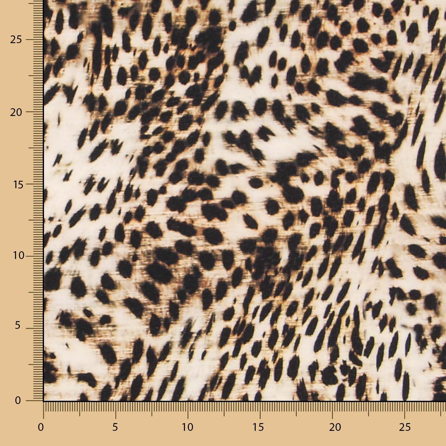 Crepe Leopardo Beige - Ribes y Casals