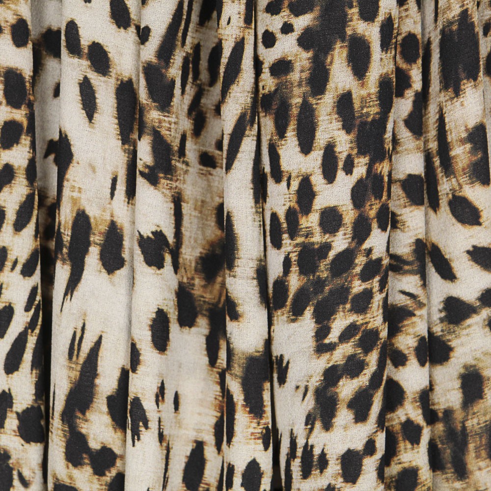 Crepe Leopardo Beige - Ribes y Casals