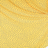 Crepe Lunares Azul 7mm Amarillo - Ribes y Casals