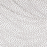 Crepe Lunares Marrón 7mm Crudo - Ribes y Casals