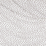 Crepe Lunares Marrón 7mm Crudo - Ribes y Casals