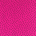 Crepe Lunares Negro 7mm Ciclamen - Ribes y Casals