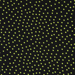 Crepe Lunares Verde 7mm Negro - Ribes y Casals