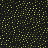 Crepe Lunares Verde 7mm Negro - Ribes y Casals