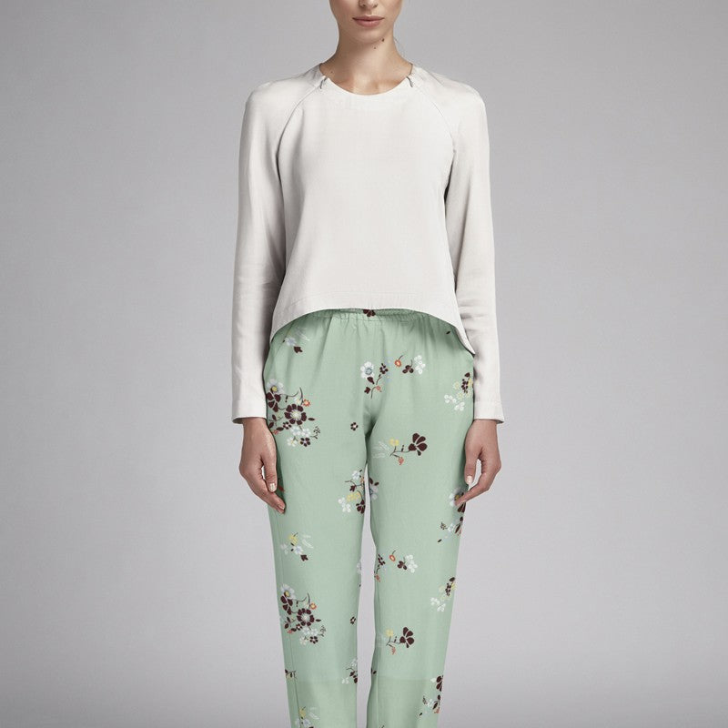 Crepe Marrocain Bouquet Agua - Ribes y Casals