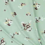 Crepe Marrocain Bouquet Agua - Ribes y Casals